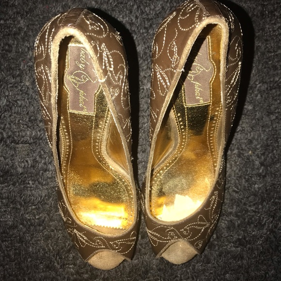 Babyphat size 8.5 peep toe heels - Picture 2 of 5